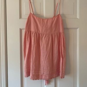 Juicy Couture - Pink linen tank (medium)